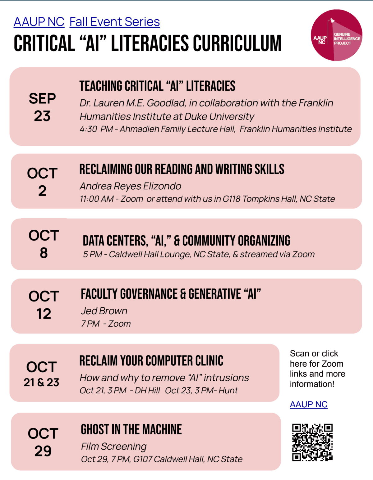 Data Center Event AAUP